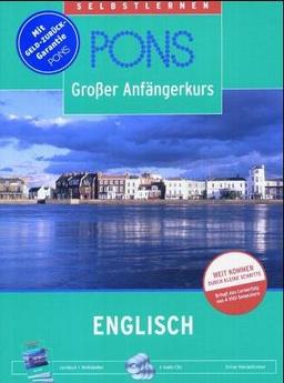 PONS Großer Anfängerkurs Englisch, 6 Audio-CDs m. Lehrbuch u. Verbtabellen