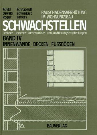 Schwachstellen IV. Innenwände, Decken, Fußböden