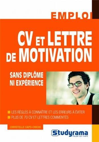 CV et lettre de motivation sans diplôme ni expérience