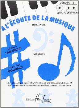 A l'écoute de la musique débutant - professeur