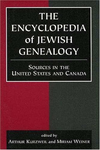 Encyclopedia of Jewish Genealogy: Sources in the United