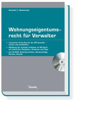 Wohnungseigentumsrecht für Verwalter mit CD-ROM