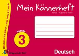 Mein Könnerheft - Deutsch, Klasse 3