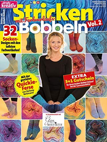 simply kreativ Stricken mit Farbverlaufs-Bobbeln Volume 2: 32 Socken-Designs mit den tollsten Farbverläufen