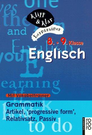 Englisch, 8.und 9. Klasse. Grammatik