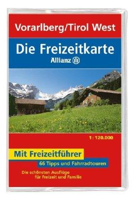 Die Allianz Freizeitkarte Vorarlberg - Tirol West 1:120 000