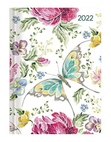 Ladytimer Butterfly 2022 - Schmetterling - Taschenkalender A6 (10,7x15,2 cm) - Weekly - 192 Seiten - Notiz-Buch - Termin-Planer - Alpha Edition