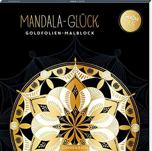 Mandala-Glück: Goldfolien-Malblock (Creative Time)