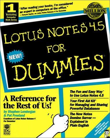 Lotus Notes 4.5 for Dummies