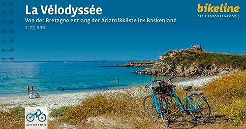 La Vélodyssée: Von der Bretagne entlang der Atlantikküste bis ins Baskenland. 1:75.000, 1.317 km, GPS-Tracks Download, LiveUpdate (Bikeline Radtourenbücher)