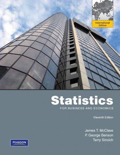 Statistics for Business and Economics