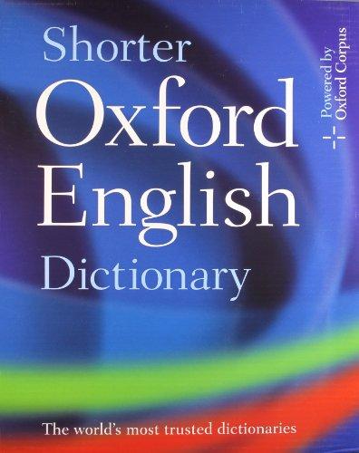 Shorter Oxford English Dictionary (Diccionarios)