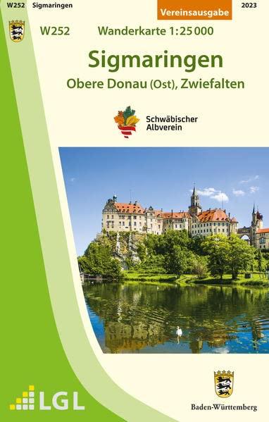 W252 Sigmaringen - Obere Donau (Ost), Zwiefalten: Wanderkarte 1:25.000 (Wanderkarten 1:25 000)