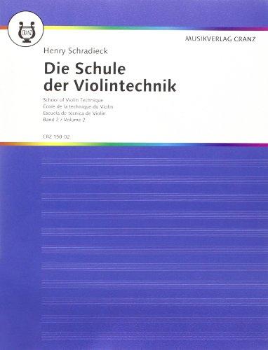 Ecole de la technique Volume 2 (Schule der violintech - Vl solo