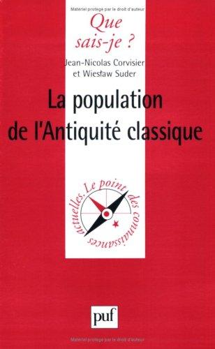 La population de l'Antiquité classique