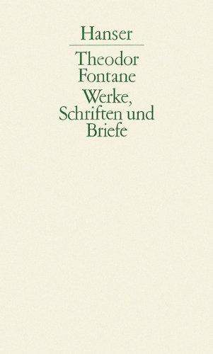 Theodor Fontane Werke, Schriften und Briefe, in 4 Abt., Bd.1, Briefe 1833-1860 (20 Bde.)