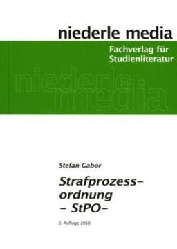 Strafprozessordnung - StPO -