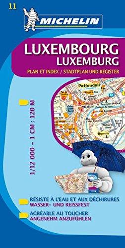 Michelin Luxemburg: Stadtplan 1:12.000 (Michelin Localkarte)