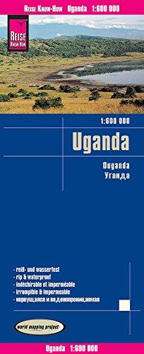 Reise Know-How Landkarte Uganda (1:600.000): world mapping project