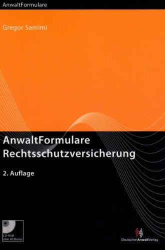 AnwaltFormulare Rechtsschutzversicherung