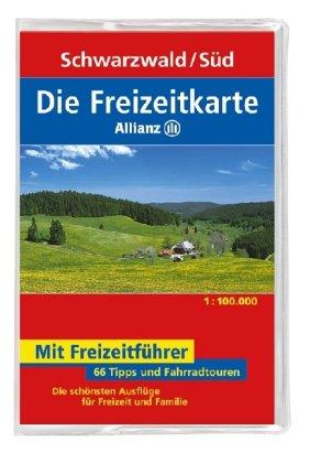 Die Freizeitkarte Allianz Schwarzwald Süd 1 : 100 000: 66 Tipps und Fahrradtouren. Die schönsten Ausflüge für Freizeit und Familie