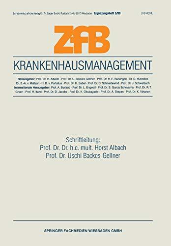 Krankenhausmanagement (ZfB Special Issue, Band 5)