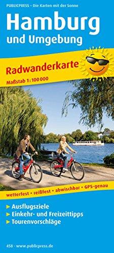 Radwanderkarte Hamburg und Umgebung: mit Ausflugszielen, Einkehr- & Freizeittipps, wetterfest, reissfest, abwischbar, GPS-genau. 1:100000