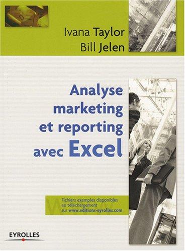 Analyse marketing et reporting avec Excel