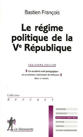 Le régime politique de la Ve République