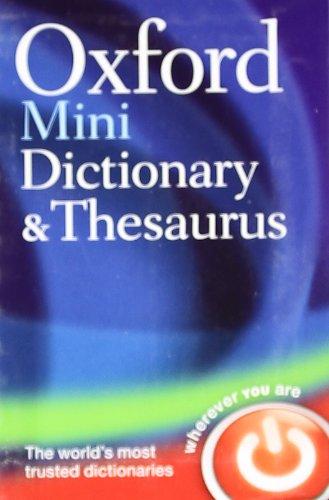 Oxford Mini Dictionary and Thesaurus