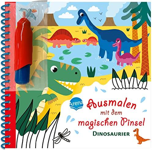 Ausmalen mit dem magischen Pinsel. Dinosaurier: Malbuch mit Wassertankstift für Kinder ab 3 Jahren