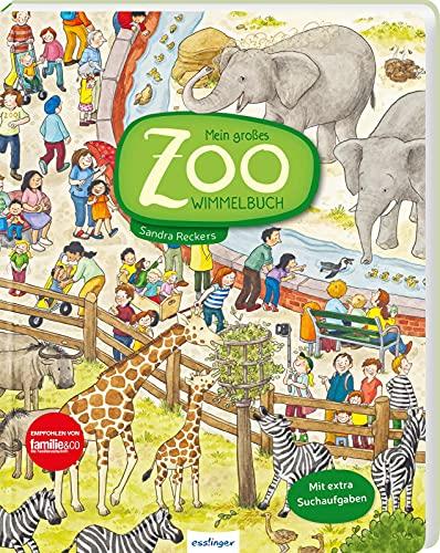 Mein großes Zoo-Wimmelbuch: Mit Suchaufgaben