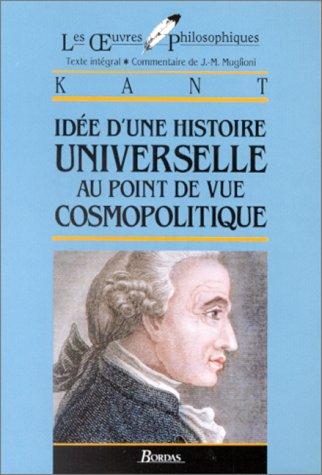 Idée d'une histoire universelle au point de vue cosmopolitique