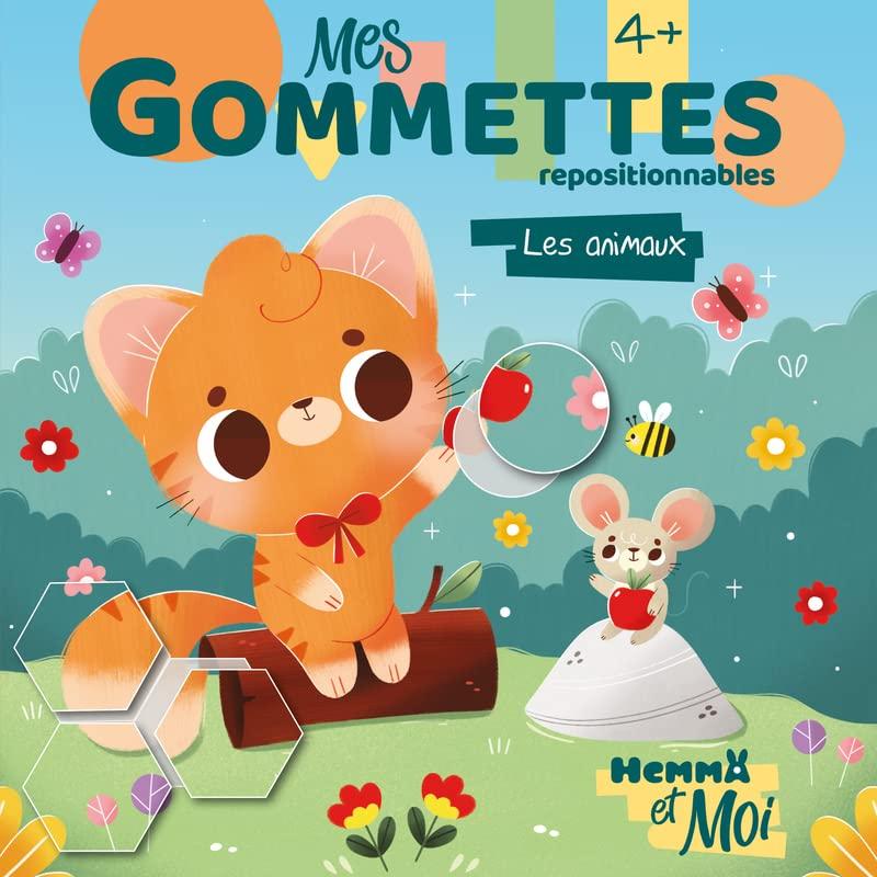 Hemma et Moi : Mes gommettes : Les animaux - repositionnables