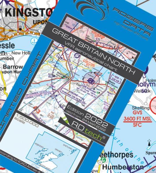 Great Britain North ICAO VFR Luftfahrtkarte 500k: England Nord VFR Luftfahrtkarte – ICAO Karte, Maßstab 1:500.000