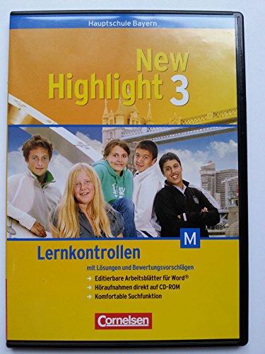 New Highlight Bayern Hauptschule M-Zweig Bd. 3: 7. Jahrgangsstufe - Lernkontrollen