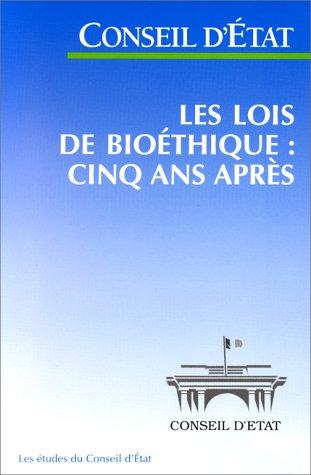 Les lois de bioéthique : cinq ans après