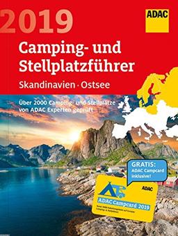 ADAC Camping/Stellplatzführer Sk., Ostsee 2019: ADAC Camping- und Stellplatzführer Skandinavien, Ostsee 2019: Über 2000 Camping- und Stellplätze von ADAC Experten geprüft (ADAC Campingführer)