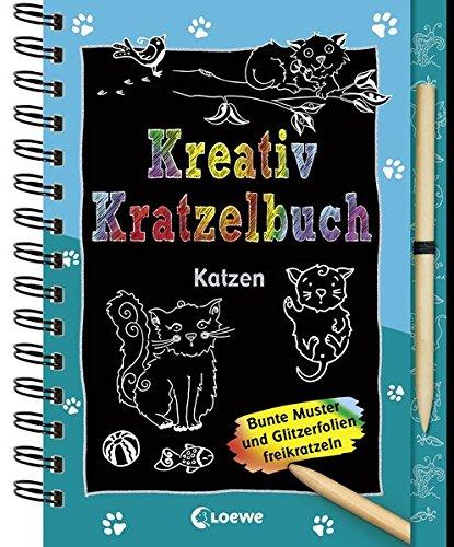 Kreativ-Kratzelbuch: Katzen