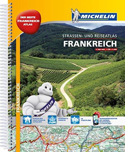 Michelin Straßenatlas Frankreich mit Spiralbindung: DIN A4 (MICHELIN Atlanten)