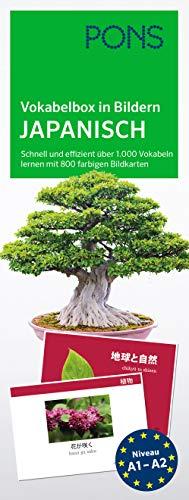 PONS Vokabelbox in Bildern Japanisch: Schnell und effizient über 1.000 Vokabeln lernen mit 800 farbigen Bildkarten