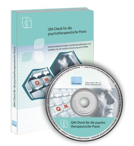 QM-Check für die psychotherapeutische Praxis: Dokumentationsvorlagen, Handlungsanleitungen und Leitfäden für die einfache Umsetzung auf CD-ROM