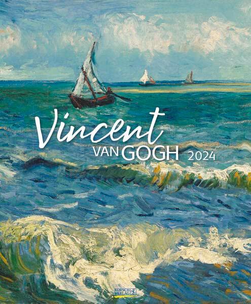 Vincent van Gogh 2024: Kunstkalender mit Werken des Künstlers Vincent van Gogh. Großer Wandkalender mit Meisterwerken der modernen Malerei. Format: 45,5 x 55 cm