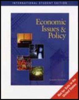 Economic Issues and Policy (ISE)