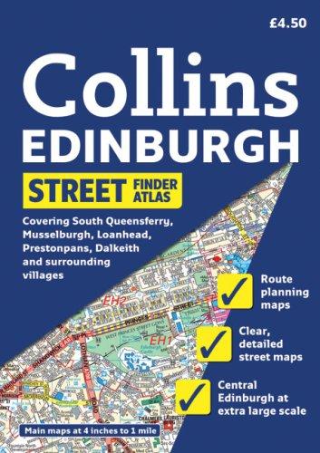 Collins Edinburgh Street Finder Atlas: A5 Edition (Collins Travel Guides)