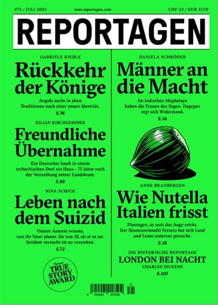 Reportagen #76: Das unabhängige Magazin für erzählte Gegenwart