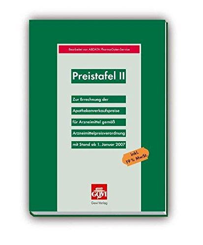 Preistafel II