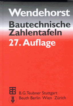 Bautechnische Zahlentafeln