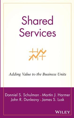 Shared Services: Adding Value to the Business Units