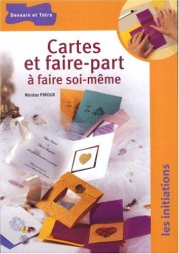 Cartes et faire-part à faire soi-même